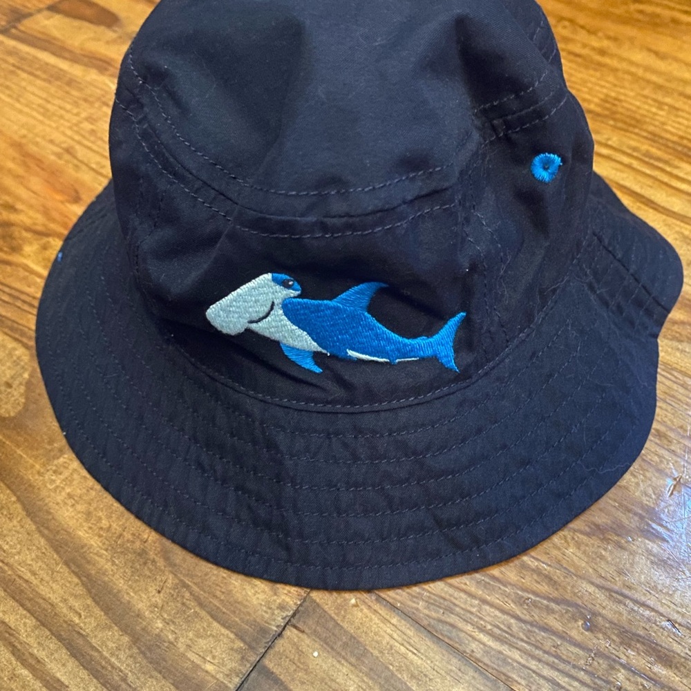 Gymboree Boy’s Blue Sea-Life Pattern Reversible Sun Hat